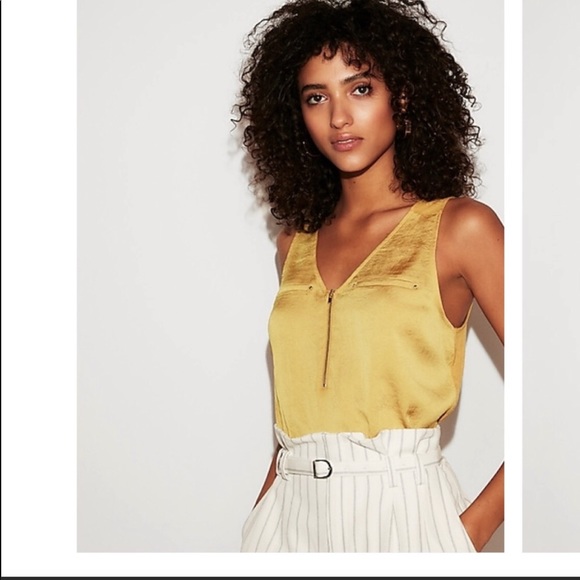 Express Mustard Yellow Hudson Tank - Picture 4 of 4